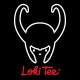 Shirt Loki Tee noir pour homme et femme