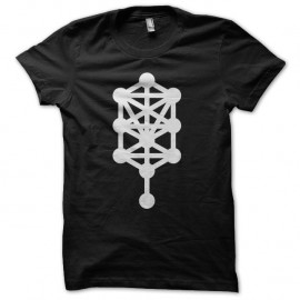 Shirt Arbre de vie cabalistique noir pour homme et femme