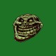 Shirt Face de troll en zombie vert pour homme et femme