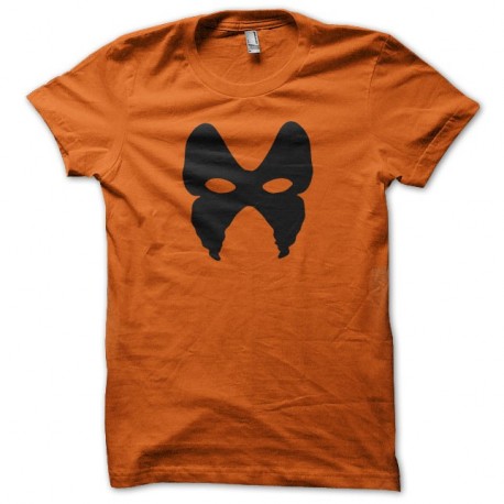 Shirt masque papillon orange pour homme et femme