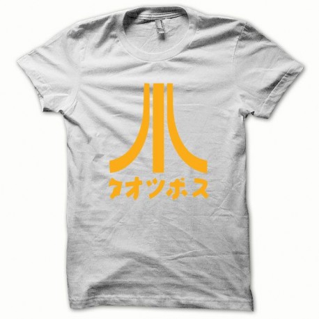 Shirt Atari Japon variante orange/blanc pour homme et femme
