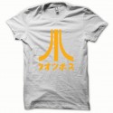 Shirt Atari Japon variante orange/blanc pour homme et femme