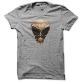 Shirt Crâne de Roswell gris pour homme et femme