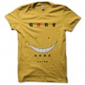 Shirt manga ansatsu kyoshitu jaune pour homme et femme