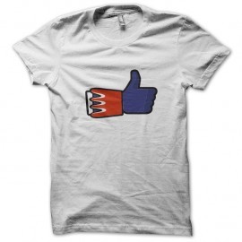 Shirt parodie facebook goldorak blanc pour homme et femme