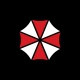 Shirt Resident Evil Umbrella Corporation noir pour homme et femme