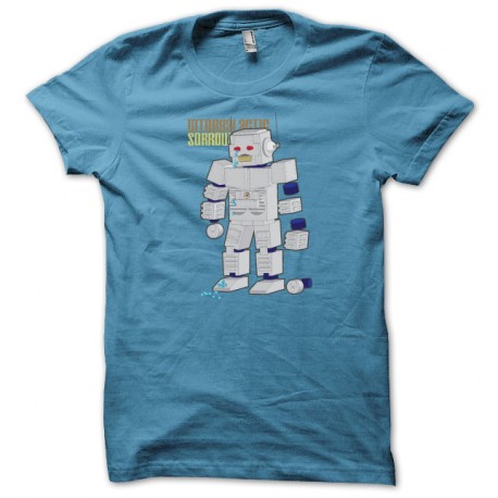 Shirt Intergalactic Sorrow bleu pour homme et femme