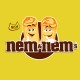 Shirt parodie M&M's en Nem & Nem's jaune pour homme et femme