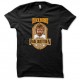 Shirt Chuck Norris viens chercher ton Pain quotidien noir pour homme et femme