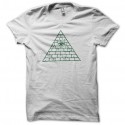 Shirt Illuminati INWO symbole pyramide blanc pour homme et femme