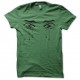 Shirt manga yeux larmes de colère vert pour homme et femme