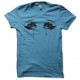 Shirt manga yeux larmes de tristesse turquoise pour homme et femme