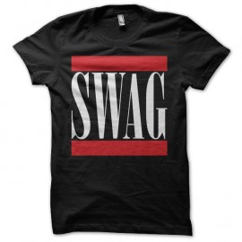 Shirt Swag parodie Run DMC noir pour homme et femme