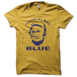 Shirt Retour à la fac You're my boy jaune pour homme et femme