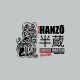 Shirt Hattori Hanzo sushi master parodie gris pour homme et femme
