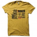 Shirt Hattori Hanzo sushi master parodie jaune pour homme et femme
