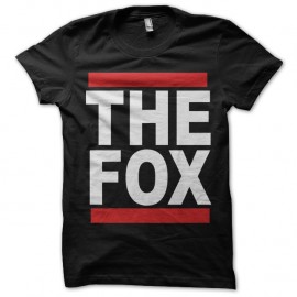 Shirt THE FOX noir pour homme et femme