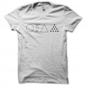 Shirt Tétraktys Pythagoricienne blanc pour homme et femme