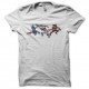 Shirt Samurai Pizza Cats blanc pour homme et femme
