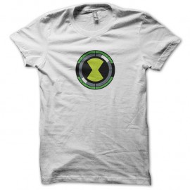 Shirt Omnitrix symbole ben10 blanc pour homme et femme