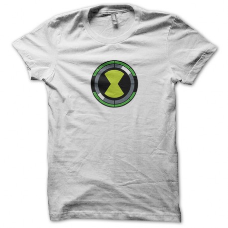 Shirt Omnitrix symbole ben10 blanc pour homme et femme