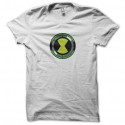 Shirt Omnitrix symbole ben10 blanc pour homme et femme