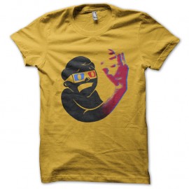 Shirt véritable 3D jaune pour homme et femme
