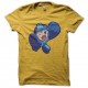 Shirt manga Megaboy jaune pour homme et femme