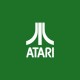 Shirt Atari modèle classique blanc/vert bouteille pour homme et femme