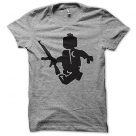 Shirt lego warrior gris pour homme et femme