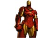 Tee shirt Ironman version artistique blanc pour homme et femme