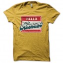 Shirt hello i'm awesome jaune pour homme et femme