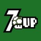Shirt 7 up vert pour homme et femme