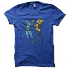 Shirt heels of comics bleu pour homme et femme