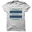 Shirt naughty boy la la la blanc pour homme et femme