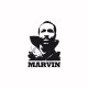 Shirt Marvin Gay noir/blanc pour homme et femme