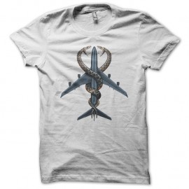 Shirt snakes on a plane blanc pour homme et femme