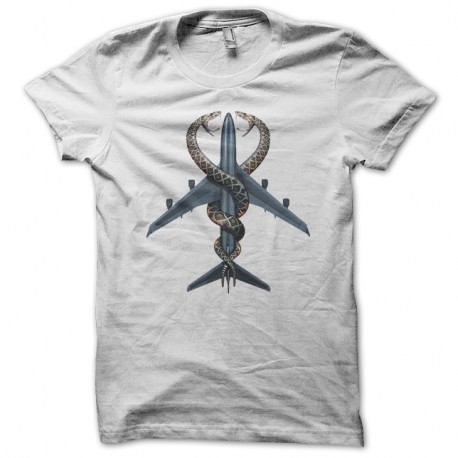 Shirt snakes on a plane blanc pour homme et femme