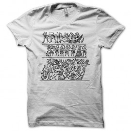 Shirt Cylindre mésopotamien blanc pour homme et femme
