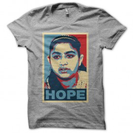 Shirt Leonarda parodie Hope Obama gris pour homme et femme