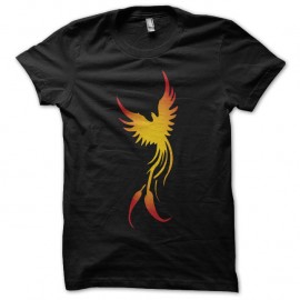 Shirt Phoenix silhouette dégradé noir pour homme et femme