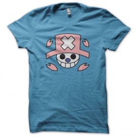 Shirt One Piece Chopper jolly roger turquoise pour homme et femme