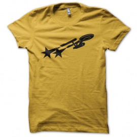 Shirt Star Trek USS Enterprise jaune pour homme et femme