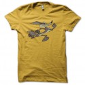 Shirt Billy Coyote qui court jaune pour homme et femme
