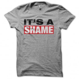 Shirt It's a shame gris pour homme et femme