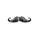 Shirt Passion moustache blanc pour homme et femme