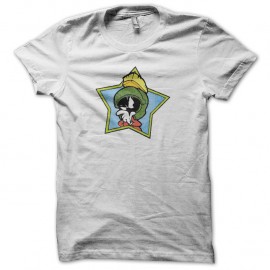 Shirt Marvin le martien étoile blanc pour homme et femme