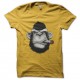 Shirt gorille qui fume jaune pour homme et femme
