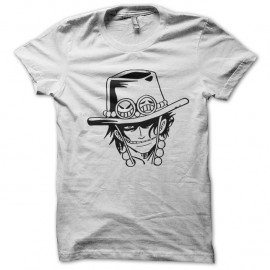 Shirt Portgas blanc pour homme et femme
