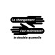 Shirt Le changement c'est maintenant la double quenelle blanc pour homme et femme